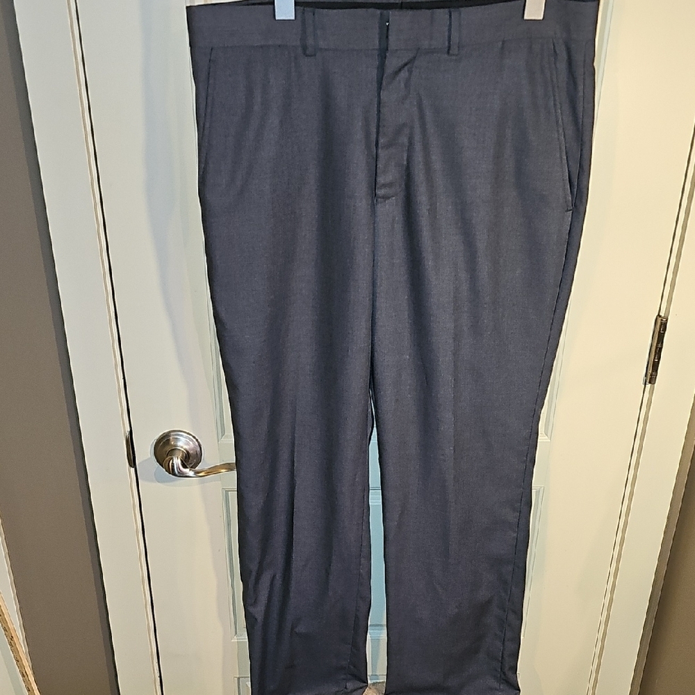 Kenneth Cole- Men's Charcoal Dress Slacks SIZE 34W 32L